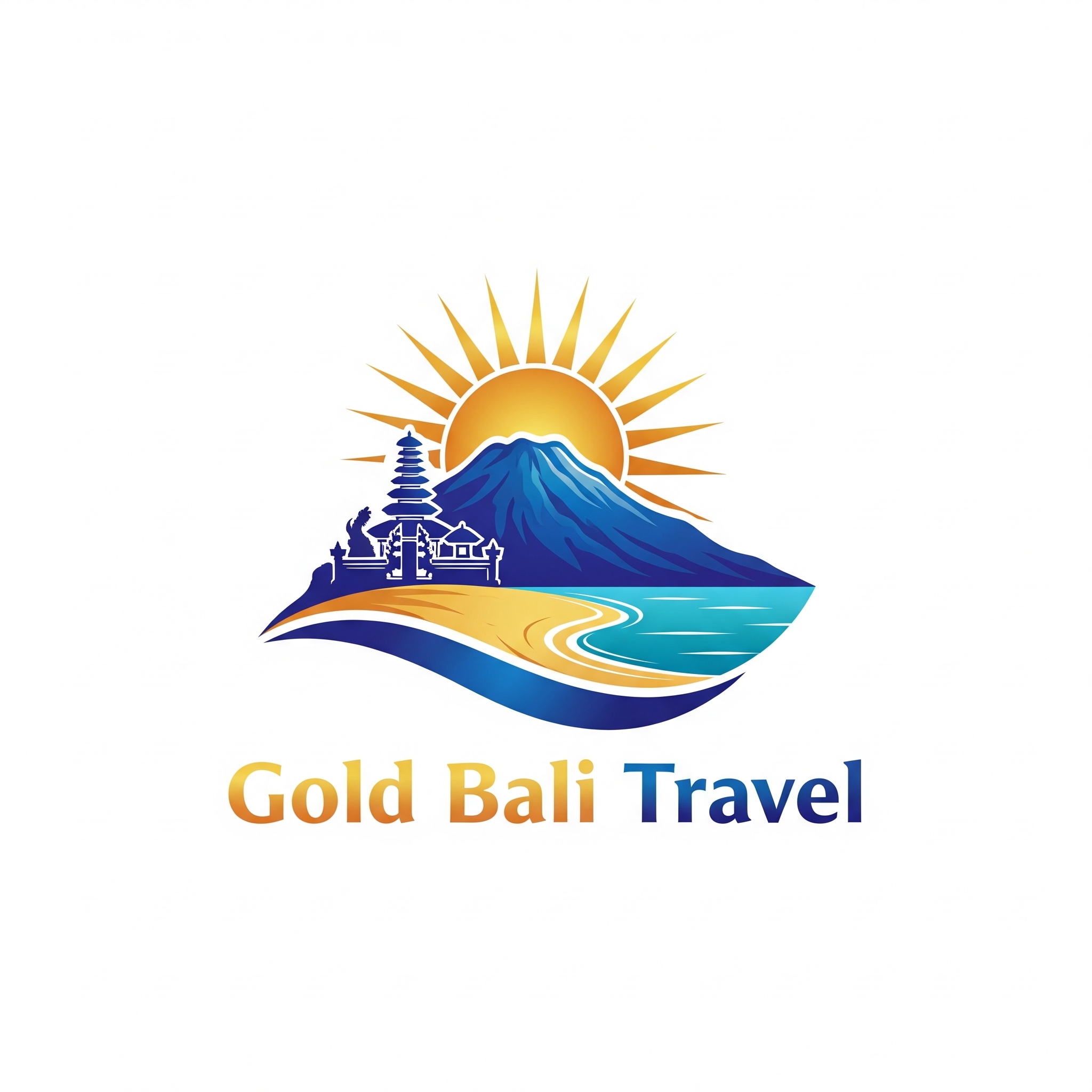 Gold Bali Travel Logo